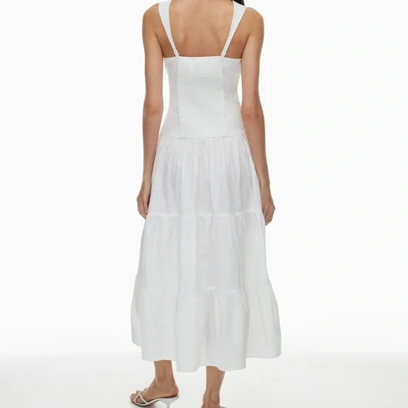 Aritzia Poplin Maxi Dress - Picture 3 of 6